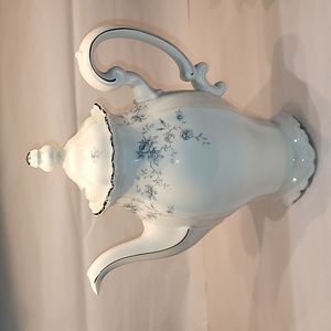 Vintage Blue Garland Johann Haviland Coffee Pot